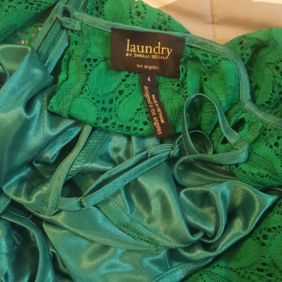 Laundry by Shelli Segal Crochet Dress Size 4 - Picture 6 of 7